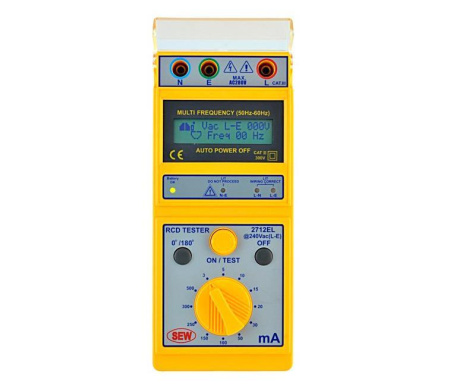 Измеритель параметров УЗО SEW 2712EL купить по низкой цене | МАКСПРОФИТ