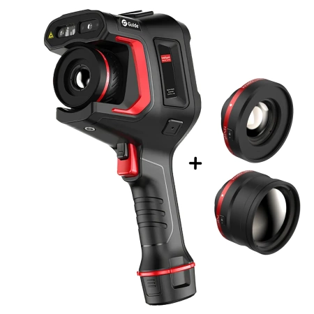 Тепловизор Guide H3 в комплекте с двумя телеобъективами 15°x11° и 7°x5° купить по низкой цене | МАКСПРОФИТ