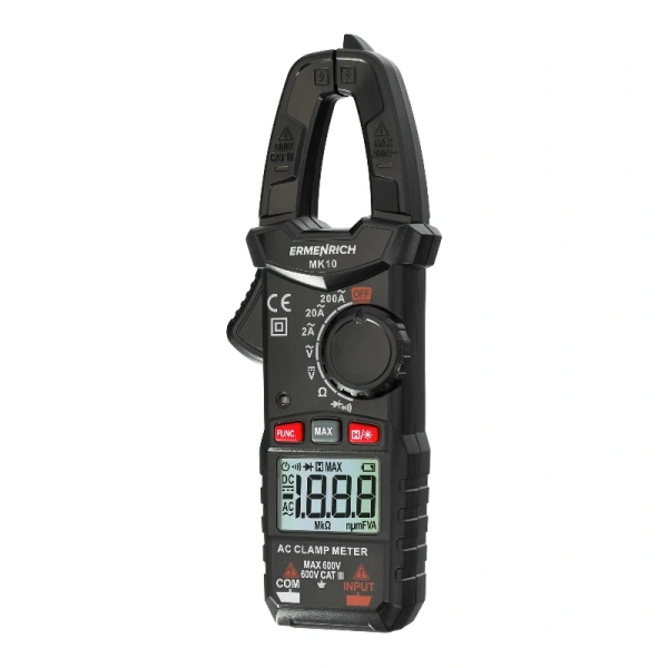 Токоизмерительные клещи Ermenrich Ping MK10, черный купить по низкой цене | МАКСПРОФИТ