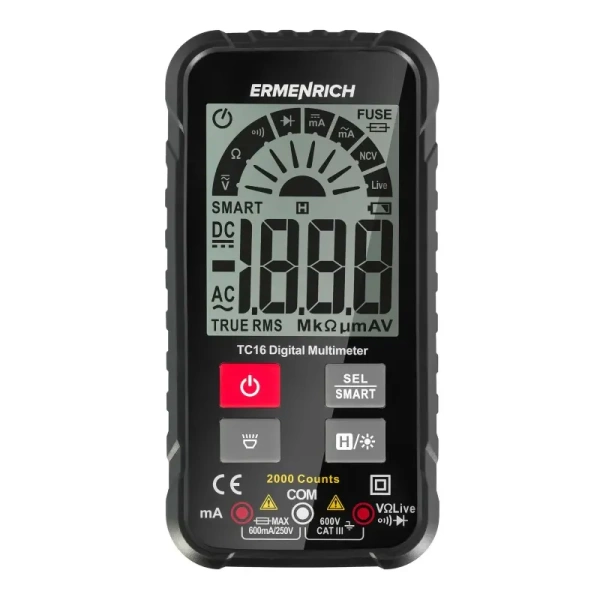 Цифровой мультиметр Ermenrich Zing TC16 купить по низкой цене | МАКСПРОФИТ